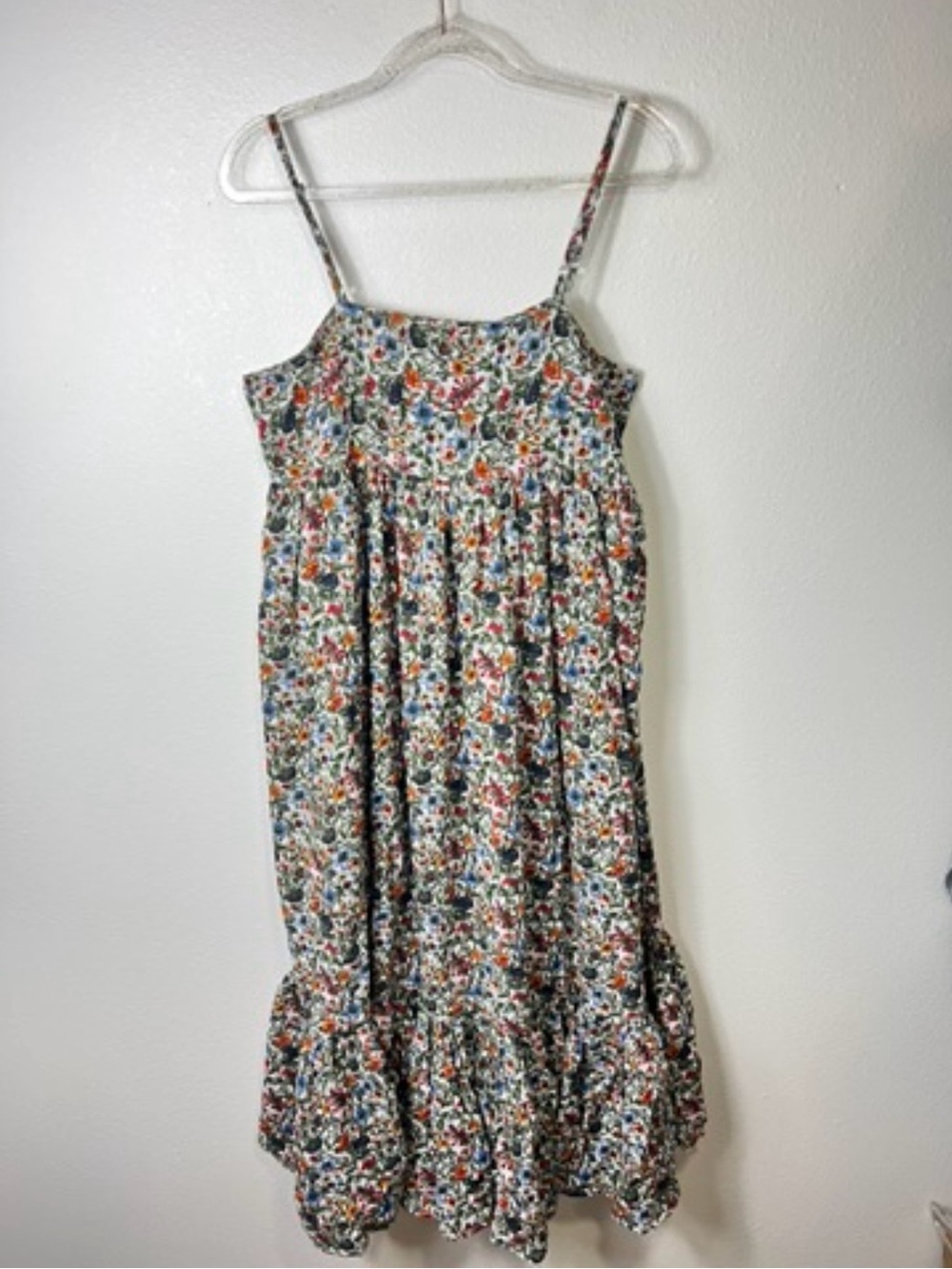 NATURAL LIFE Nina Cotton Blend Floral Maxi Dress Size L - Picture 3 of 11